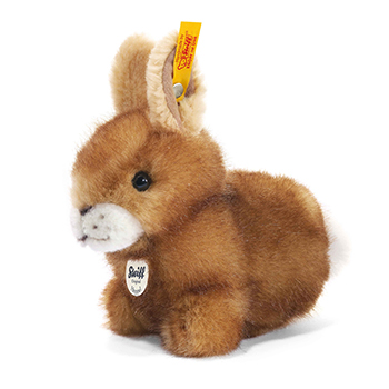 Steiff Hopel Rabbit Brown Tipped